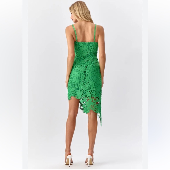 adelyn rae asymmetrical dress Lea Chiffon Asymmetrical Maxi Dress – House of Fleur main image 0